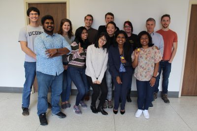 Adamson group and friends after Deepthi's defense.